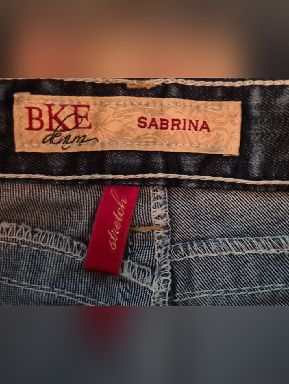 BKE Sabrina Jeans in Light Blue with Red Tag